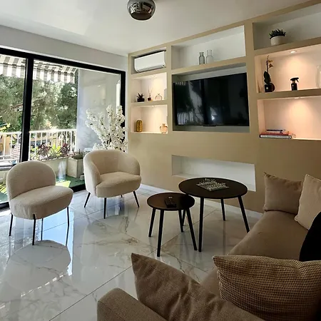 דירה Le Soleil Tropezien, Somptueux 2 Pieces - Terrasse Vue מנטון