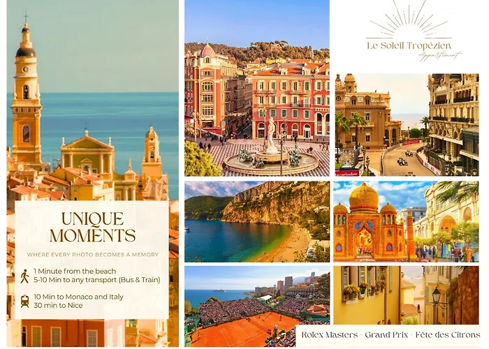 아파트 Le Soleil Tropezien, Somptueux 2 Pieces - Terrasse Vue 멍똥